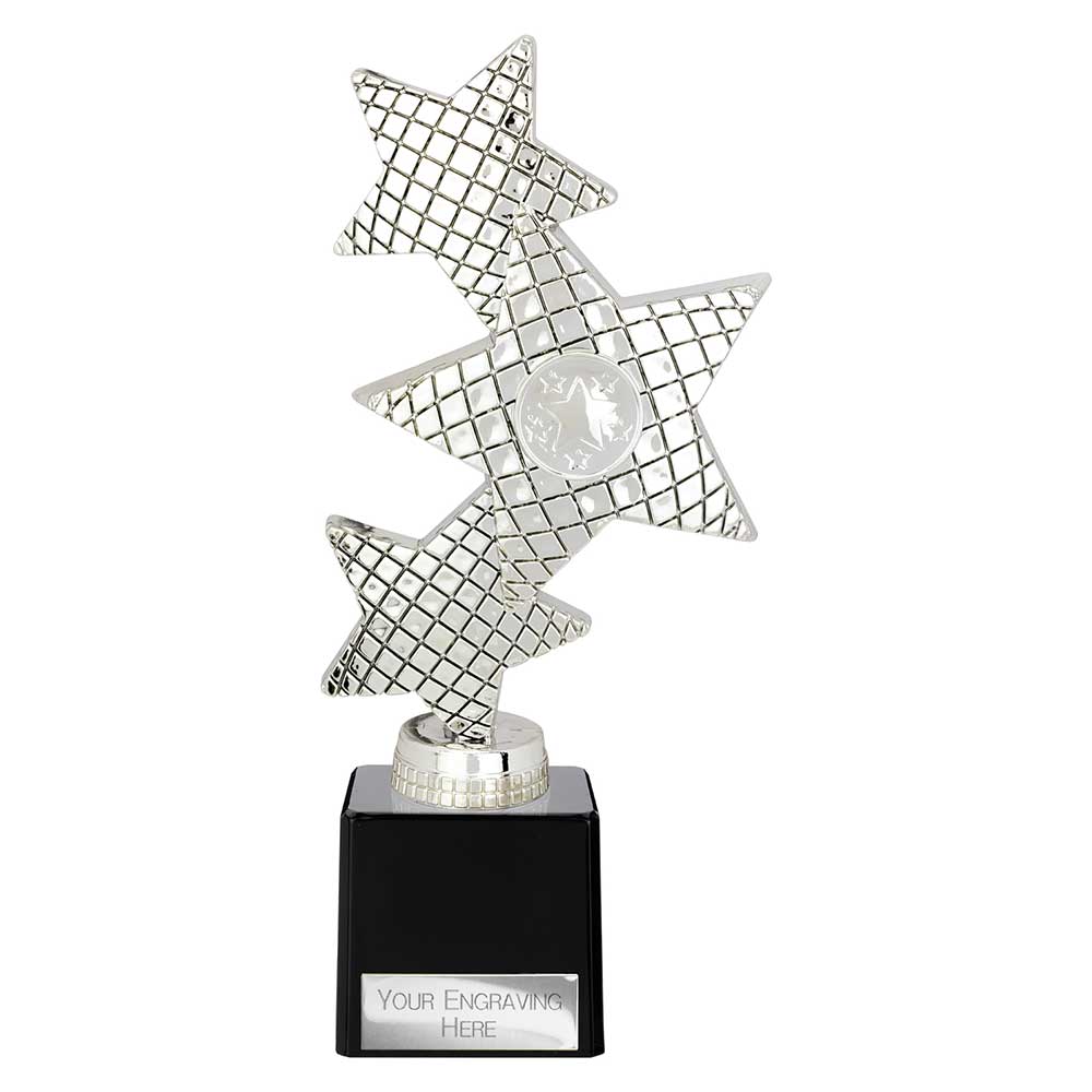 Trinity Star Multi Award Plastic Trophy Silver 4 Trinity Star Multi Award Plastic Trophy Silver - Image 4