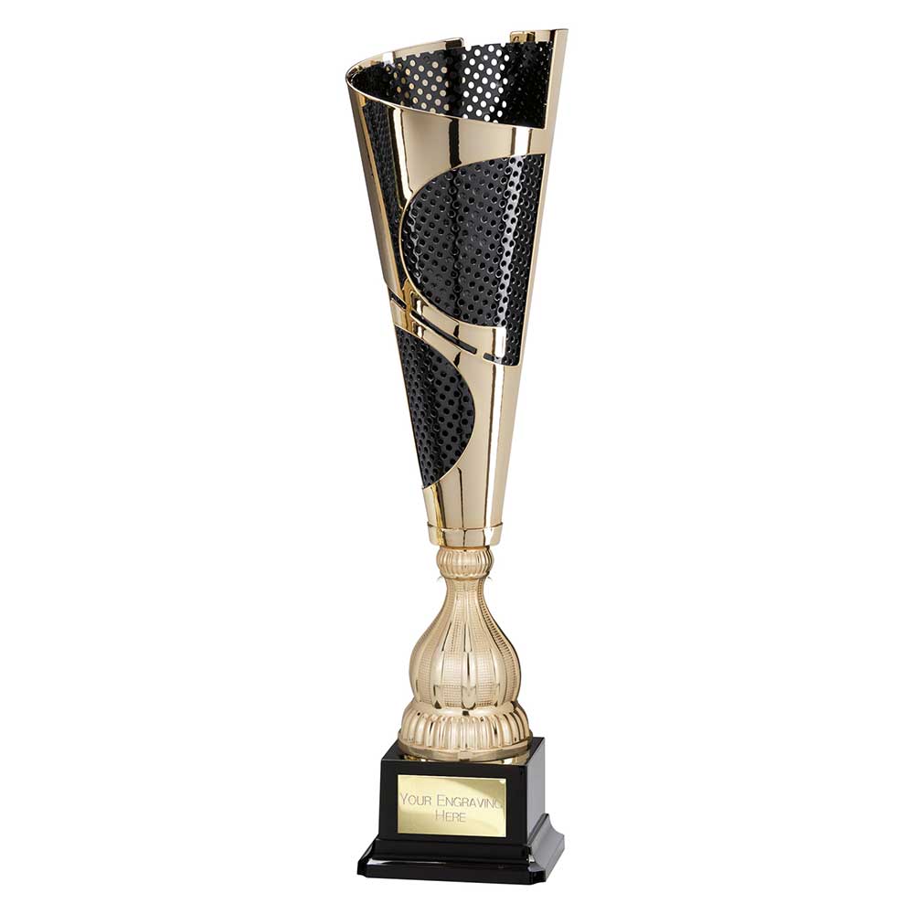 Quest Laser Cut Trophy Cup Gold and Black 1 Quest Laser Cut Trophy Cup Gold and Black