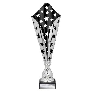 Galaxy Laser Trophy Silver and Black