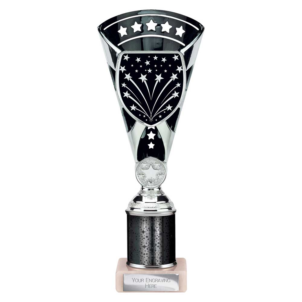 Cobra Star Trophy Cup Multi Award Tube Trophy Black and Silver 8 Cobra Star Trophy Cup Multi Award Tube Trophy Black and Silver - Image 8