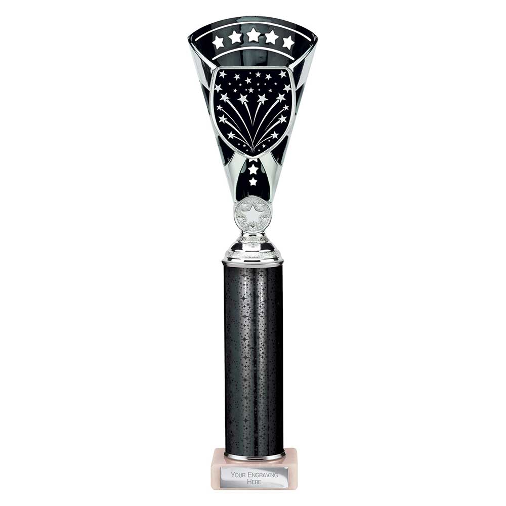 Cobra Star Trophy Cup Multi Award Tube Trophy Black and Silver 6 Cobra Star Trophy Cup Multi Award Tube Trophy Black and Silver - Image 6