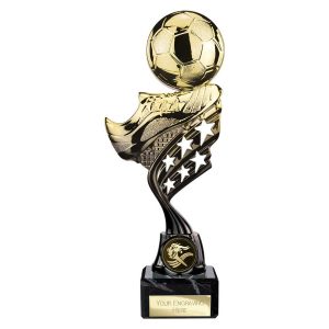 Innov8 Football Trophy Black and Gold