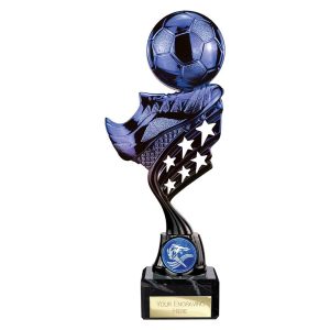 Innov8 Football Trophy Blue and Black