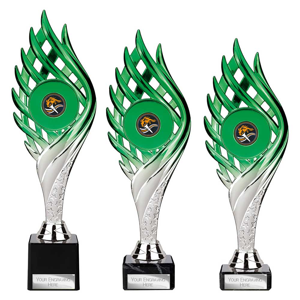 Wildfire Trophy Green and Silver 2 Wildfire Trophy Green and Silver - Image 2