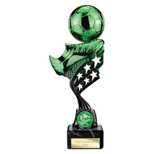 Innov8 Football Trophy Green and Black