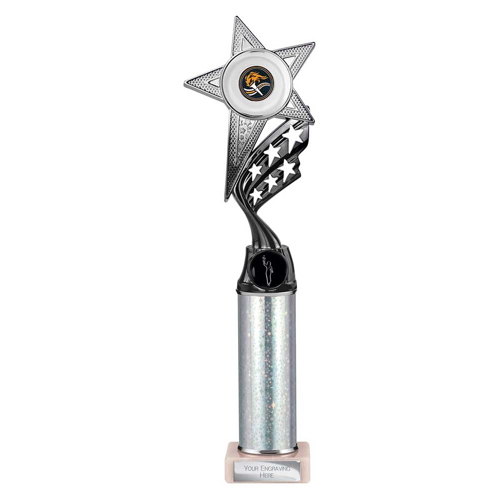 Innov8 Multi Award Tube Trophy Silver and Black 6 Innov8 Multi Award Tube Trophy Silver and Black - Image 6