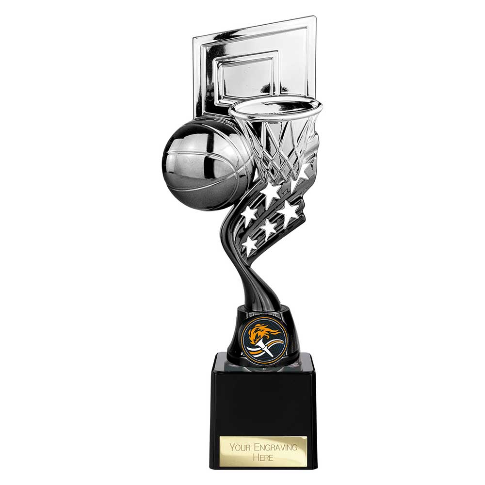 Innov8 Basketball Trophy Silver and Black 3 Innov8 Basketball Trophy Silver and Black - Image 3