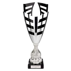Paramount Laser Trophy Cup Silver and Black