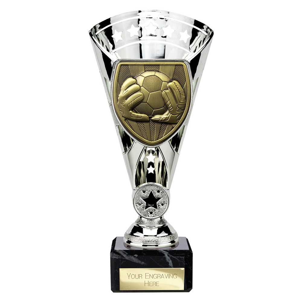 Cobra Star Trophy Cup Football Goal Keeper Silver 4 Cobra Star Trophy Cup Football Goal Keeper Silver - Image 4