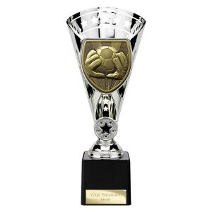 Cobra Star Trophy Cup Football Goal Keeper Silver