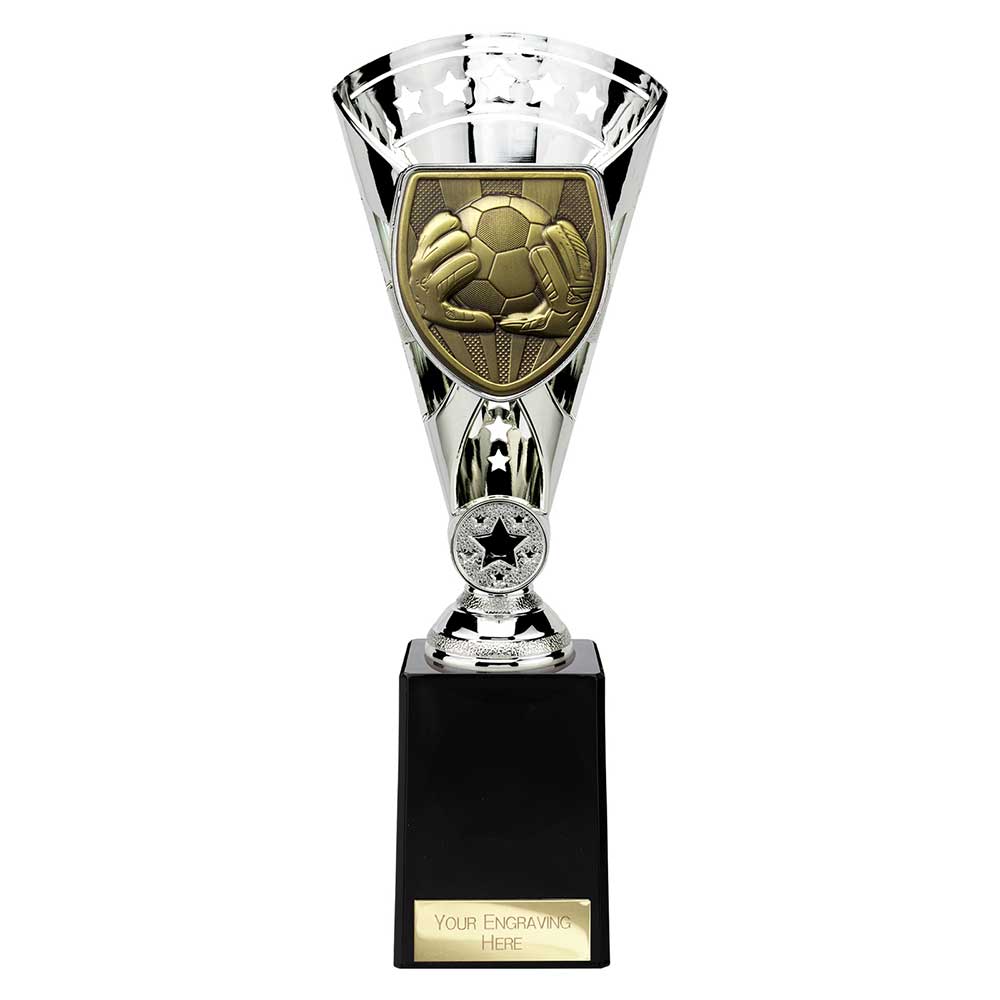 Cobra Star Trophy Cup Football Goal Keeper Silver 2 Cobra Star Trophy Cup Football Goal Keeper Silver - Image 2